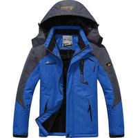 Men Windbreak Fur Lined Coat