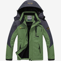 Men Windbreak Fur Lined Coat