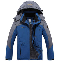 Men Windbreak Fur Lined Coat