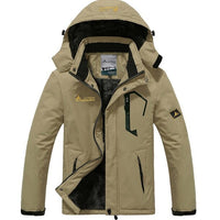 Men Windbreak Fur Lined Coat