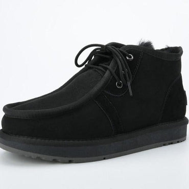 Wool Fur Lined Winter Warm Ankle Boot