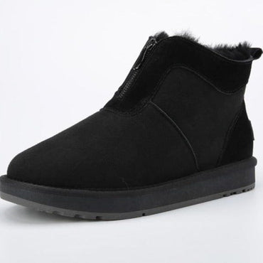 Wool Fur Lined Winter Warm Ankle Boot