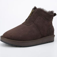 Wool Fur Lined Winter Warm Ankle Boot