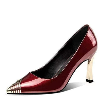 Luxury Red Pointed Toe Thin Heels