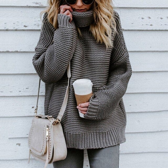 Turtleneck Oversized Sweater