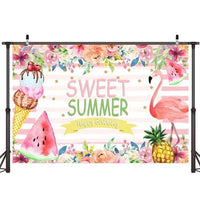 Tropical Flamingo Balloon Garland Arch Kit Long Pink Green Latex air Balloons Pack for baby shower birthday party decor supplies - east2cart.uk