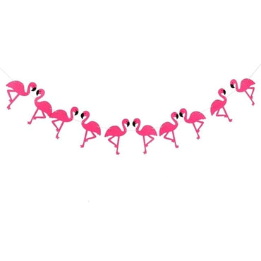 Tropical Flamingo Balloon Garland Arch Kit Long Pink Green Latex air Balloons Pack for baby shower birthday party decor supplies - east2cart.uk