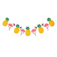 Tropical Flamingo Balloon Garland Arch Kit Long Pink Green Latex air Balloons Pack for baby shower birthday party decor supplies - east2cart.uk