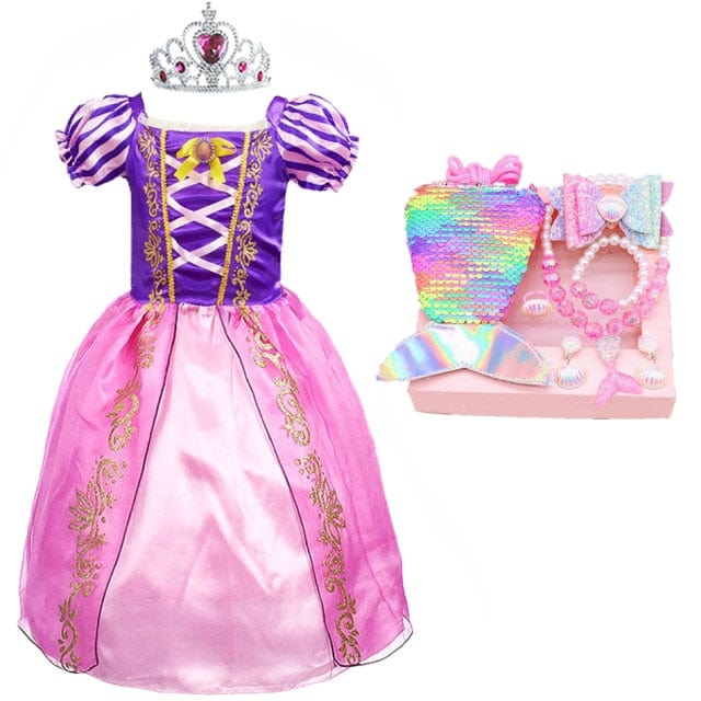 Girls Rapunzel Party Dress