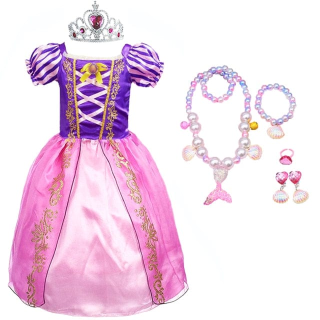 Girls Rapunzel Party Dress