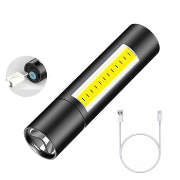 Built-in Battery LED Waterproof Flashlight