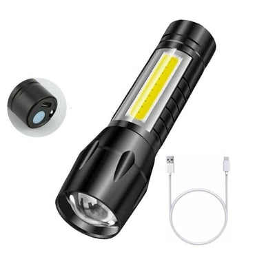 Built-in Battery LED Waterproof Flashlight