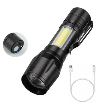 Built-in Battery LED Waterproof Flashlight