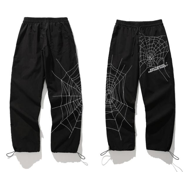 UNCLEDONJM Spider embroidery Baggy Harem Pants Streetwear Men 2020 Summer Hip Hop Casual Trousers Fashion Male Pants ED933 - east2cart.uk