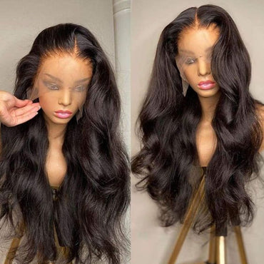 Transparent Body Wave Lace Frontal Human Hair Wig