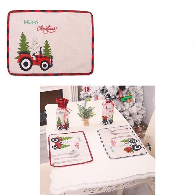 Christmas Table Linen Decoration