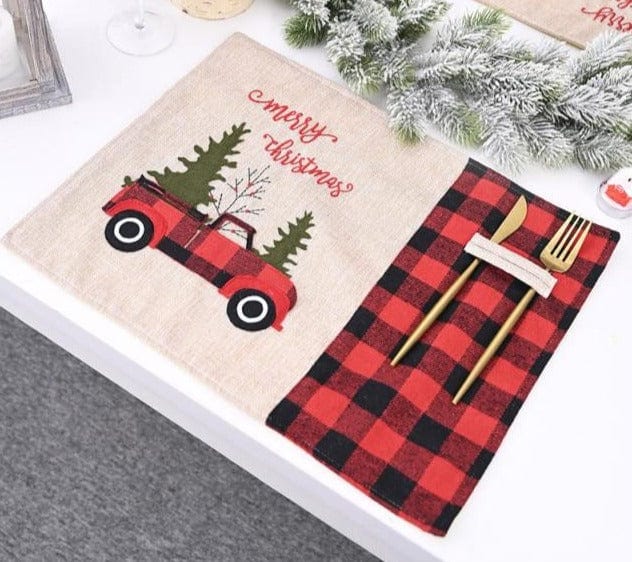 Christmas Table Linen Decoration