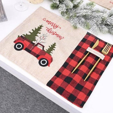 Christmas Table Linen Decoration