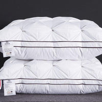 Five-Star Hotel Goose Feather White Pillow - east2cart.uk
