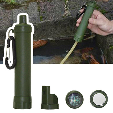 Outdoor Water Purifier Camping Hiking Emergency Life Survival Portable Purifier Water Filter - east2cart.uk