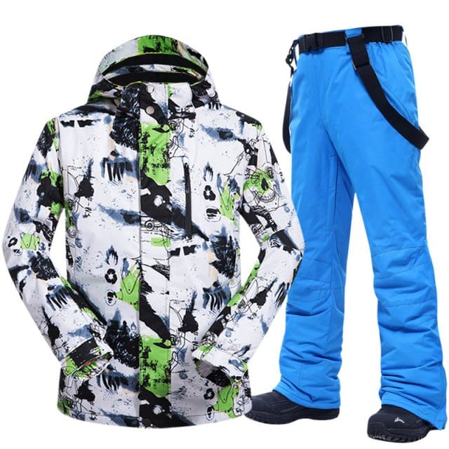 Ski Suit For Men Winter Warm Windproof Waterproof Outdoor Snow Jackets and Pants Hot Ski Equipment Snowboard Jacket Men Brand - east2cart.uk