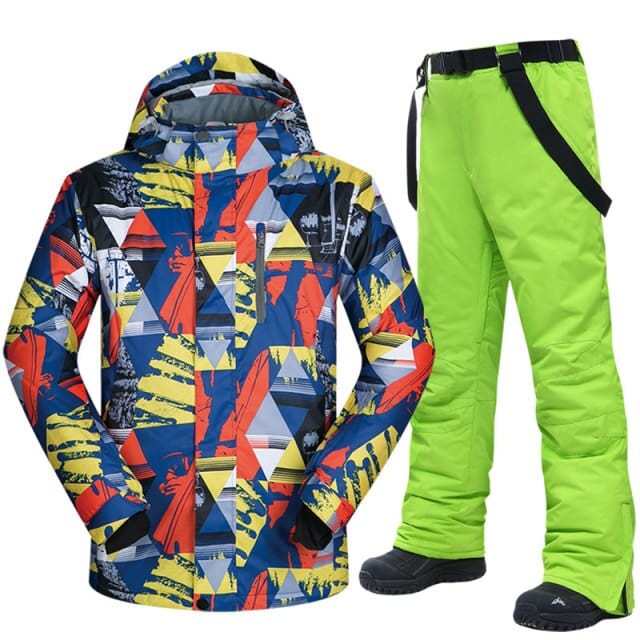 Ski Suit For Men Winter Warm Windproof Waterproof Outdoor Snow Jackets and Pants Hot Ski Equipment Snowboard Jacket Men Brand - east2cart.uk