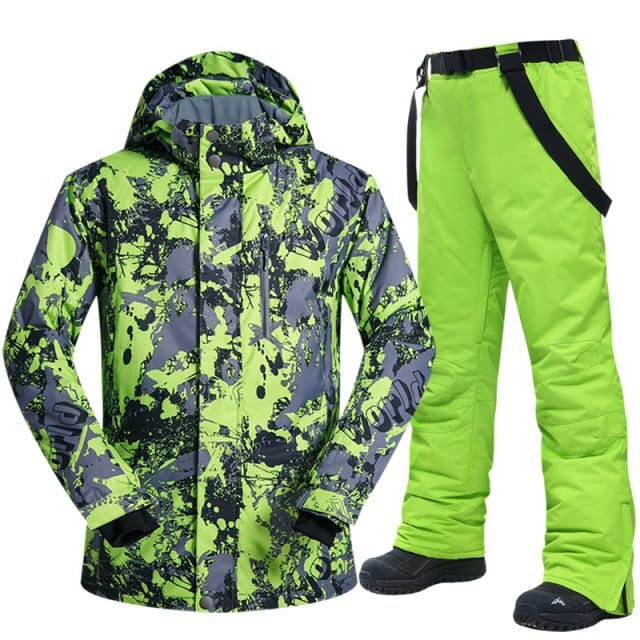 Ski Suit For Men Winter Warm Windproof Waterproof Outdoor Snow Jackets and Pants Hot Ski Equipment Snowboard Jacket Men Brand - east2cart.uk