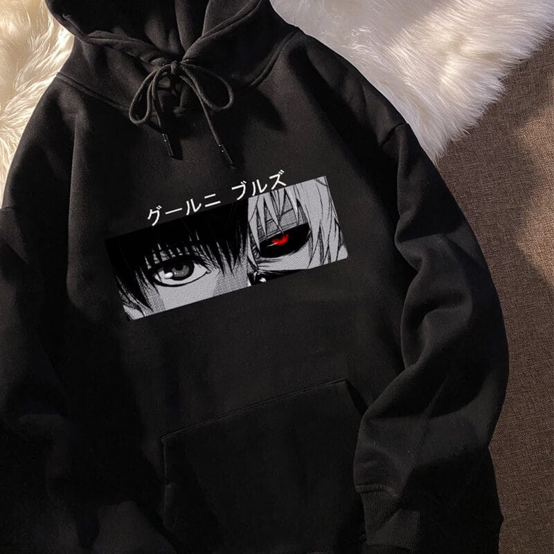 Anime Print Hip Hop Hoodie