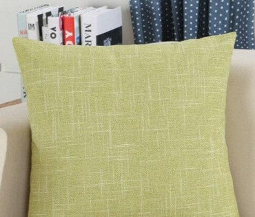 Linen Cushion Cover 60x60cm Solid Color Pillow Sofa Decoration Gift Home Textile Living Room Chair Pillow Case Square Luxury - east2cart.uk