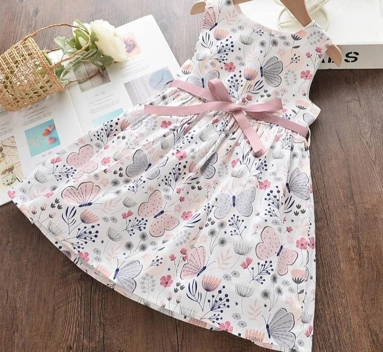 Girls Floral Party Dress