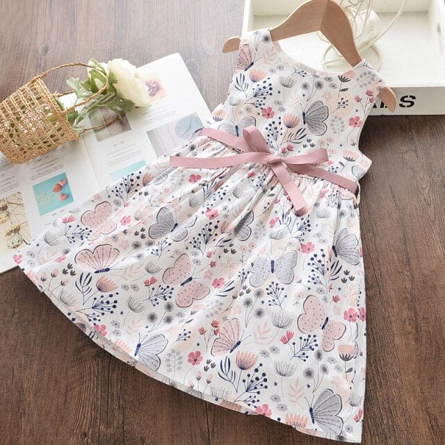 Girls Floral Party Dress