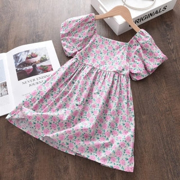 Girls Floral Party Dress