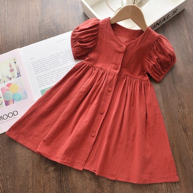 Girls Floral Party Dress