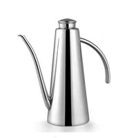 Standard 304 Stainless Steel Olive Oil Vinegar Batcher Can Bottle Pot Kitchen Accessories Cooking Tools 500ml Storage Bottles - east2cart.uk