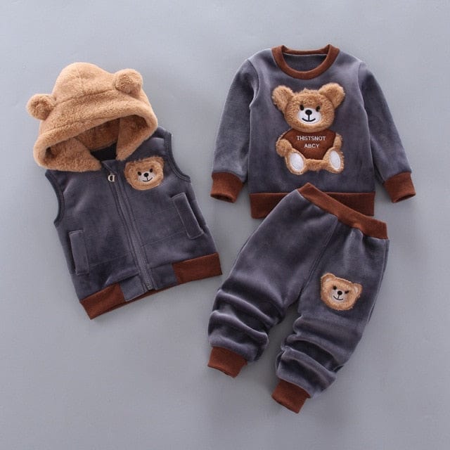 Baby Boy Winter Warm 3pc Clothing Set