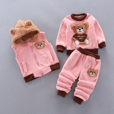 Baby Boy Winter Warm 3pc Clothing Set