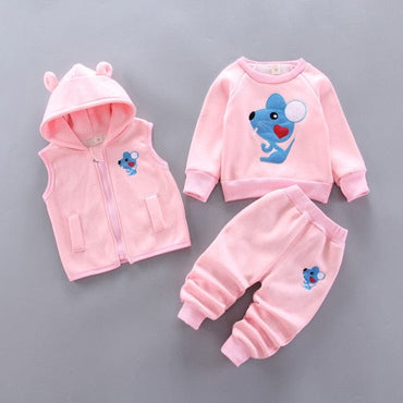 Baby Boy Winter Warm 3pc Clothing Set