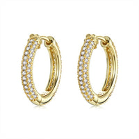 Sterling Silver Luxury Hoop Earrings - east2cart.uk