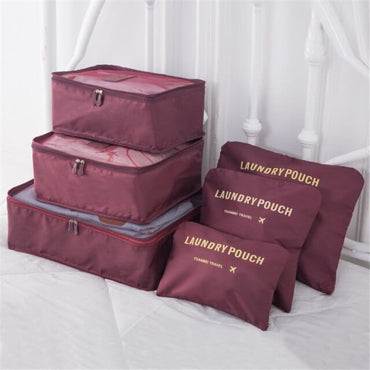 6 pcs Wardrobe Storage Cube Bags