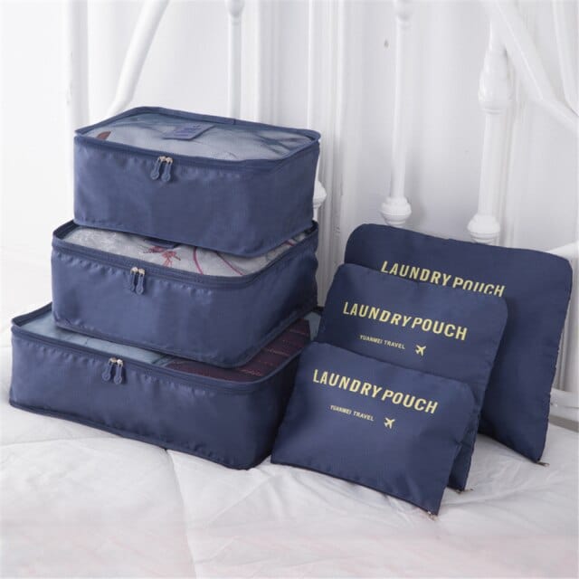 6 pcs Wardrobe Storage Cube Bags