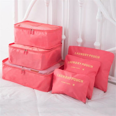 6 pcs Wardrobe Storage Cube Bags