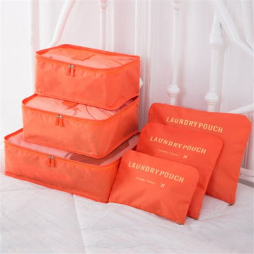 6 pcs Wardrobe Storage Cube Bags