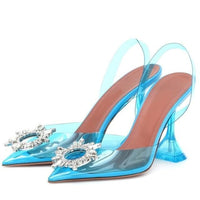 Ladies Luxury Crystal Sling back High Heels - east2cart.uk