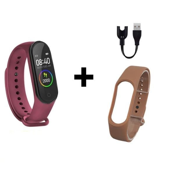 M4 Smart Watchs Sport Wristbands For Women LED Screen Fitness Traker Bluetooth Waterproof Lady Watchs Sports Brand digital watch - east2cart.uk