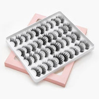 SEXYSHEEP 3D Faux Mink Lashes Natural False Eyelashes Dramatic Fluffy Soft Wispy Volume Cross Reusable Eyelash MaKeup Tools - east2cart.uk