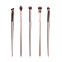 4/10pcs Champagne Makeup Brushes Set - east2cart.uk