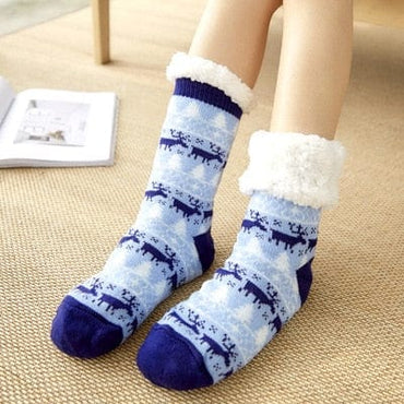 Mid-Calf Fleece-Lined Thickened Carpet Socks