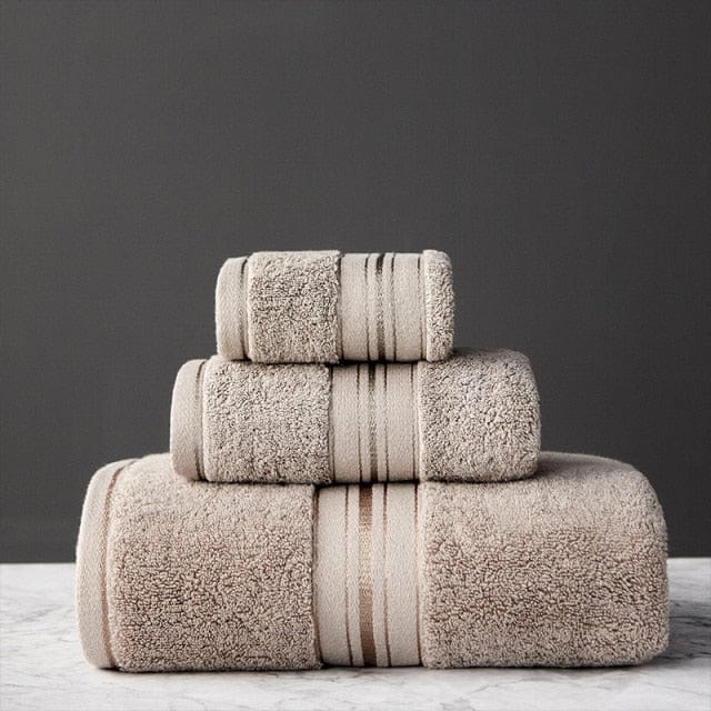 Egyptian Cotton Towel Bath Set - east2cart.uk