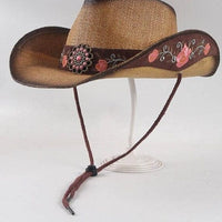 Vintage Embroidered Cowgirl Hat