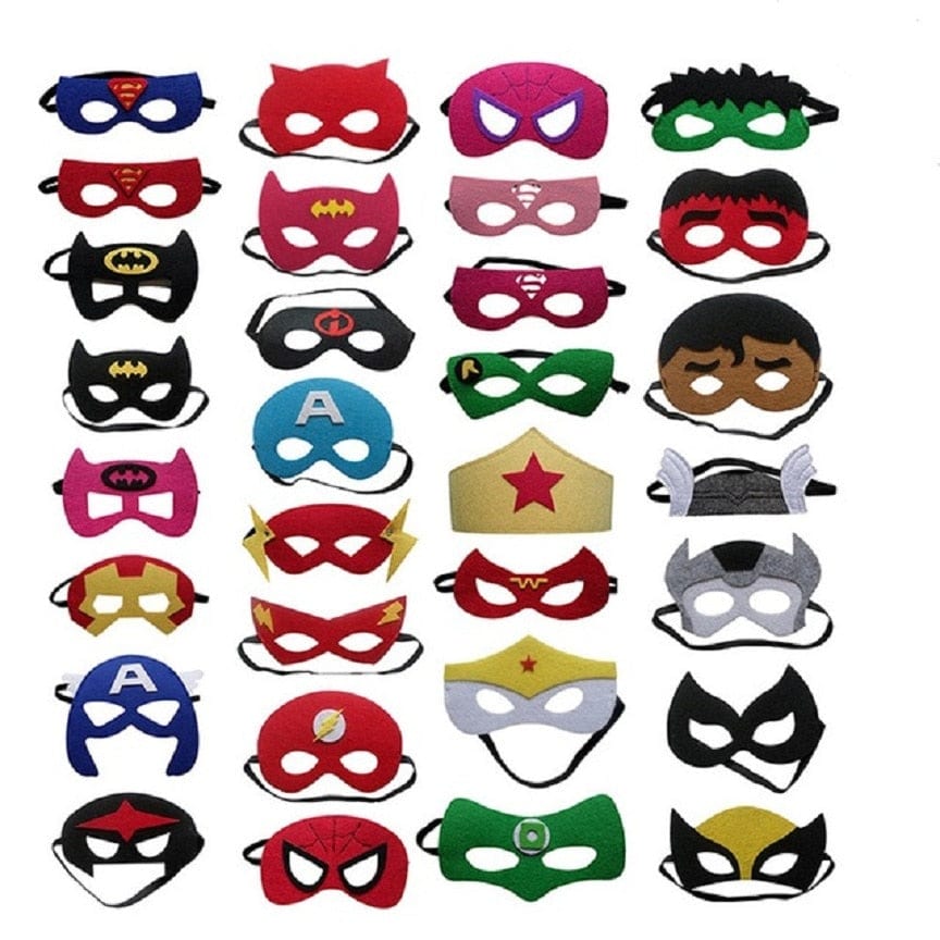 Halloween Superhero Cosplay Masks